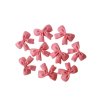 Cukrová dekorácia mašličky 9ks (Variant Ružová)