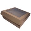 Krabica s okienkom 28x28x5cm (Variant 25ks Hnedá)