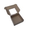 Krabica s okienkom 20x20x8cm (Variant kus Hnedá)
