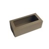 Krabica s okienkom 27x13x9cm (Variant kus Hnedá)