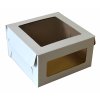 Krabica s okienkom 18x18x10cm (Variant kus Hnedá)