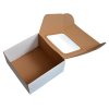 Krabica s okienkom 22x22x11cm (Variant kus Biela)