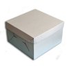 Krabica tortová 33x33x25cm (Variant kus Biela)