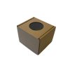 Krabica s okienkom 8x8x7cm (sviečka) (Variant 25ks Hnedá)