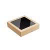 Krabica s okienkom 20x20x4,8cm (KRAFT1500) (Variant 25ks)