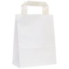 Taška papierová 18+8x22cm (                            Variant                                                     kus Biela                        )