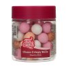Čokoládové guličky Choco Crispy Balls 130g Peachy pink