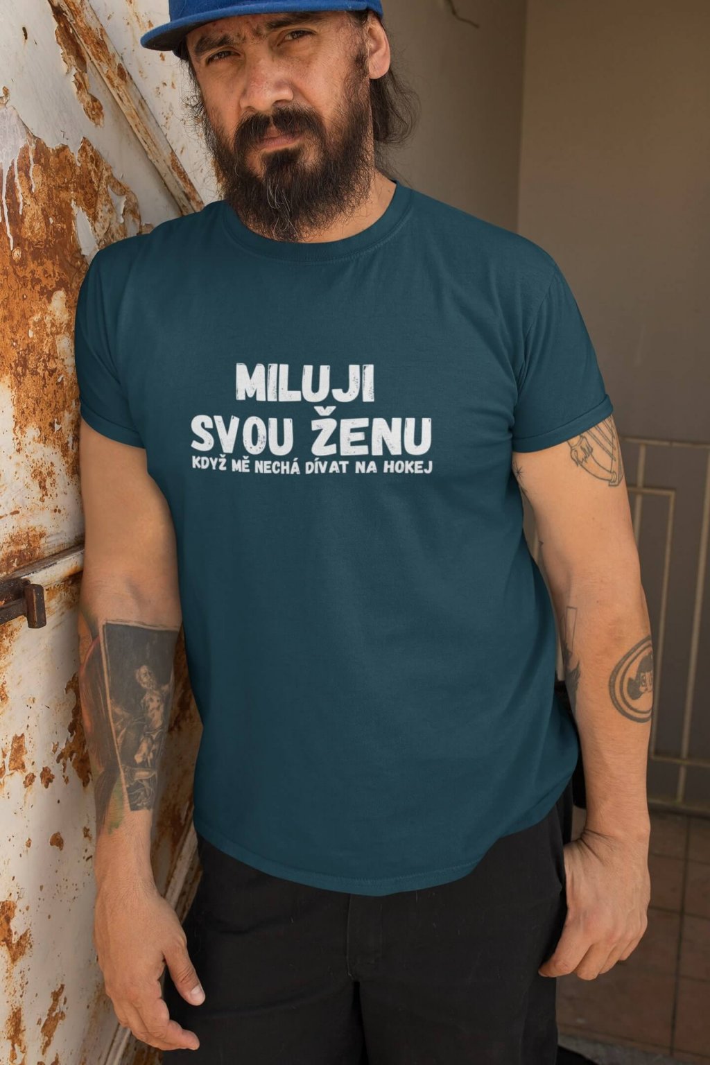 Pánské tričko Miluji svou ženu | Embishop.cz