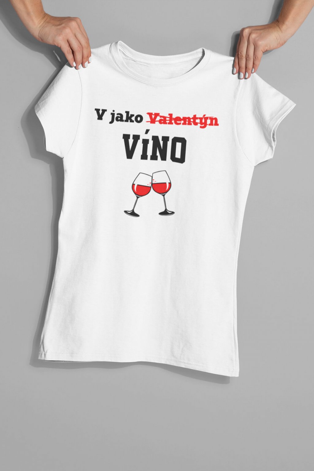 Dámské tričko V jako Víno