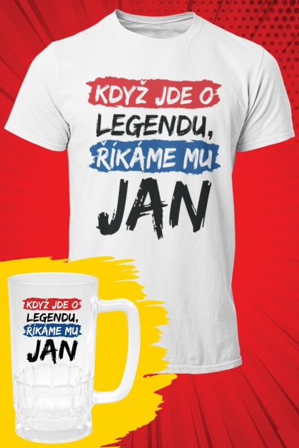 Pánské tričko Jan - SET