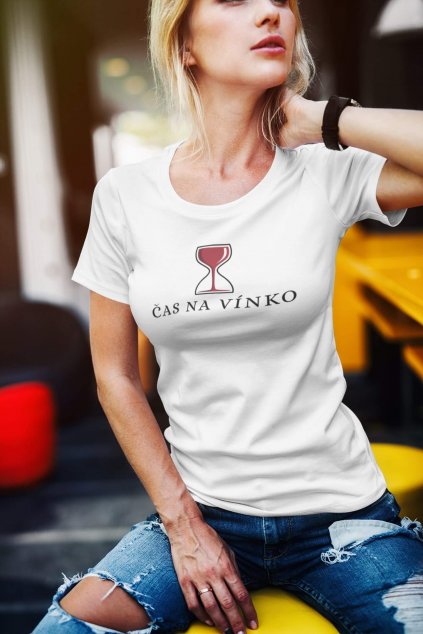 Dámské tričko Čas na vínko