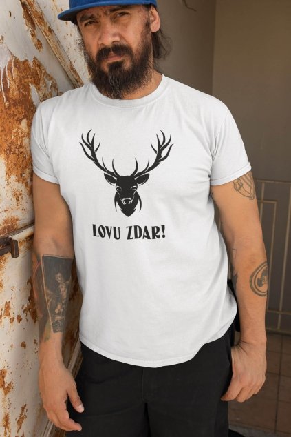Pánské tričko Lovu zdar