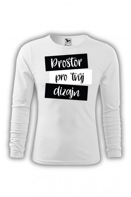 Pánské tričko s dlouhým rukávem s vlastním potiskem