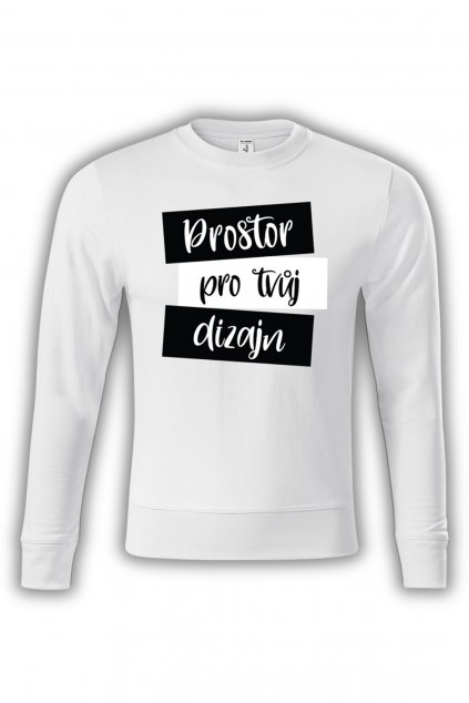 Unisex mikiny bez kapuce s vlastním potiskem