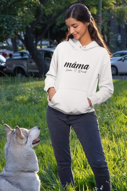 hoodie mockup of a woman in the park with her dog 30664 (3)