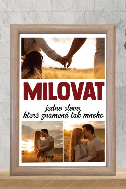 Fotokoláž Slovo, které znamená tak mnoho