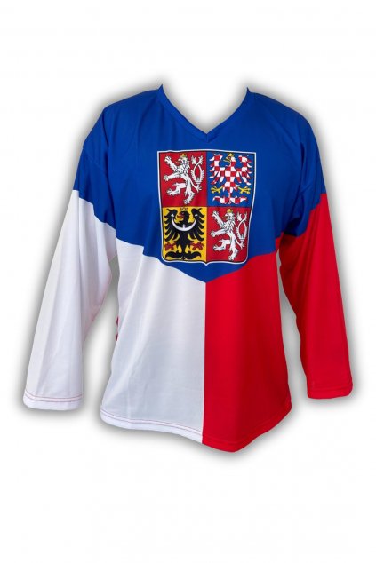 Hokejový dres - Česko modrý s vlastním potiskem