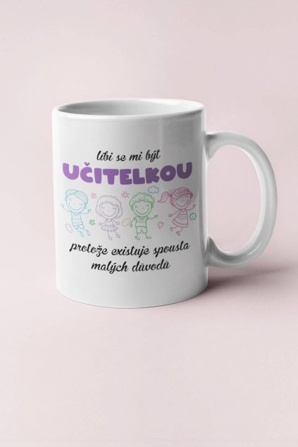 Hrnek Líbi se mi být učitelkou
