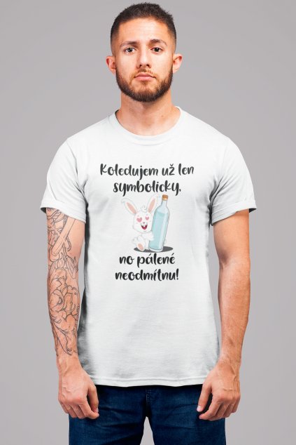 Pánské tričko Koledujem už len symbolicky