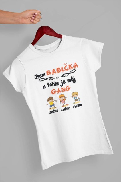 Dámské tričko Babiččin gang