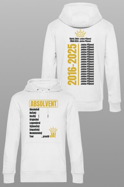 Absolventská mikina ...prostě JA!