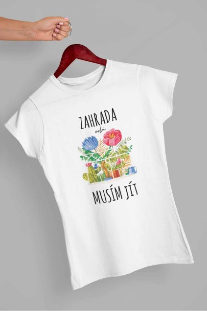 Dámské tričko Zahrada volá