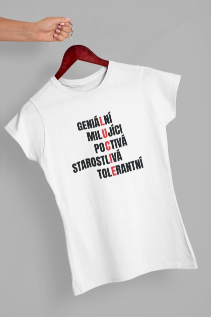 Dámské tričko Charakteristika Lucie