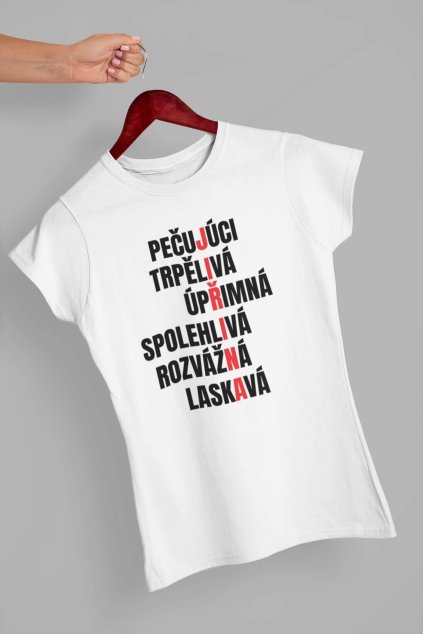 Dámské tričko Charakteristika Jiřina