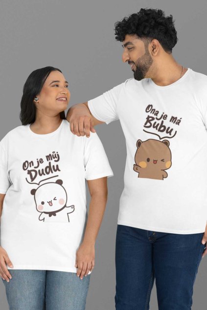Trička pro páry Dudu a Bubu
