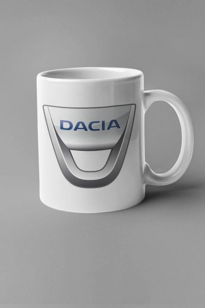 Hrnek s logem auta Dacia