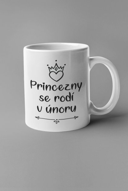 Hrnek Princezny se rodí v únoru