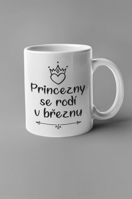 Hrnek Princezny se rodí v březnu