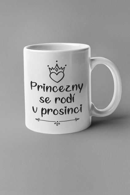 Hrnek Princezny se rodí v prosinci