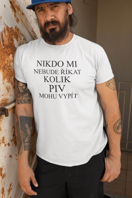 Pánské tričko Kolik piv mohu vypít