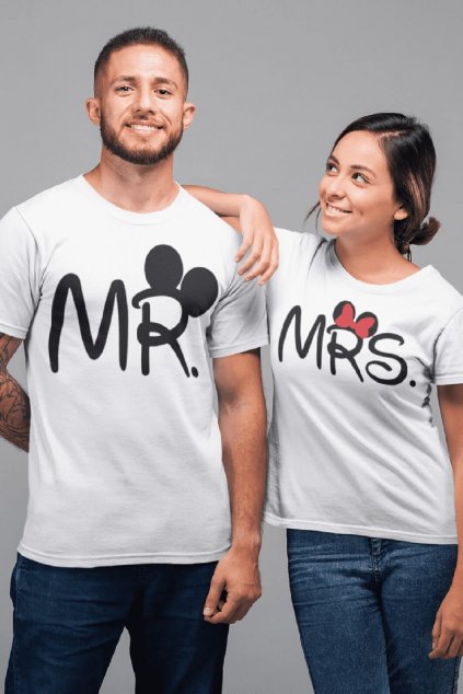 Trička pro páry MR a MRS