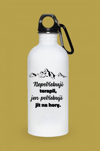 Turistická láhev Nepotřebuji terapii