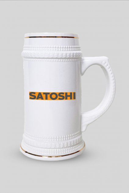 Půllitr na pivo Satoshi