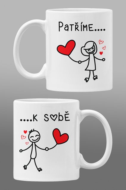 Hrnky pro zamilované Patříme k sobě