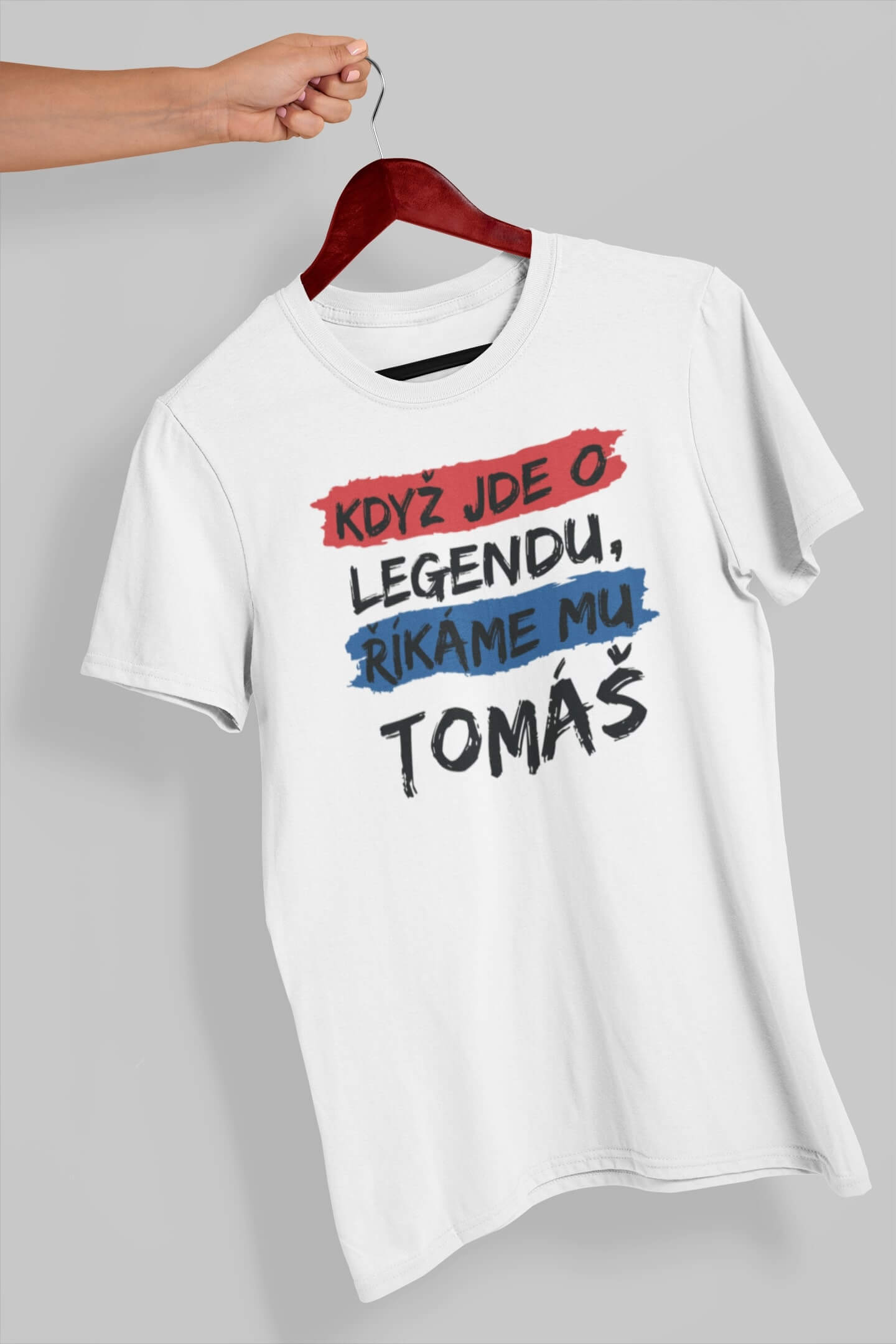 Pánské tričko Tomáš Barva: Bíla