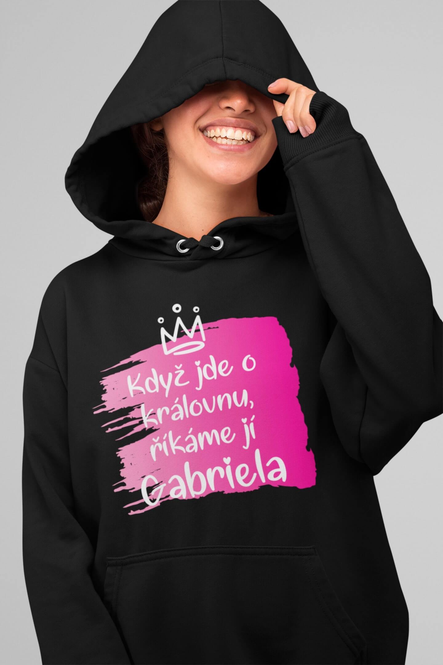 Dámská mikina Gabriela Barva: Černá