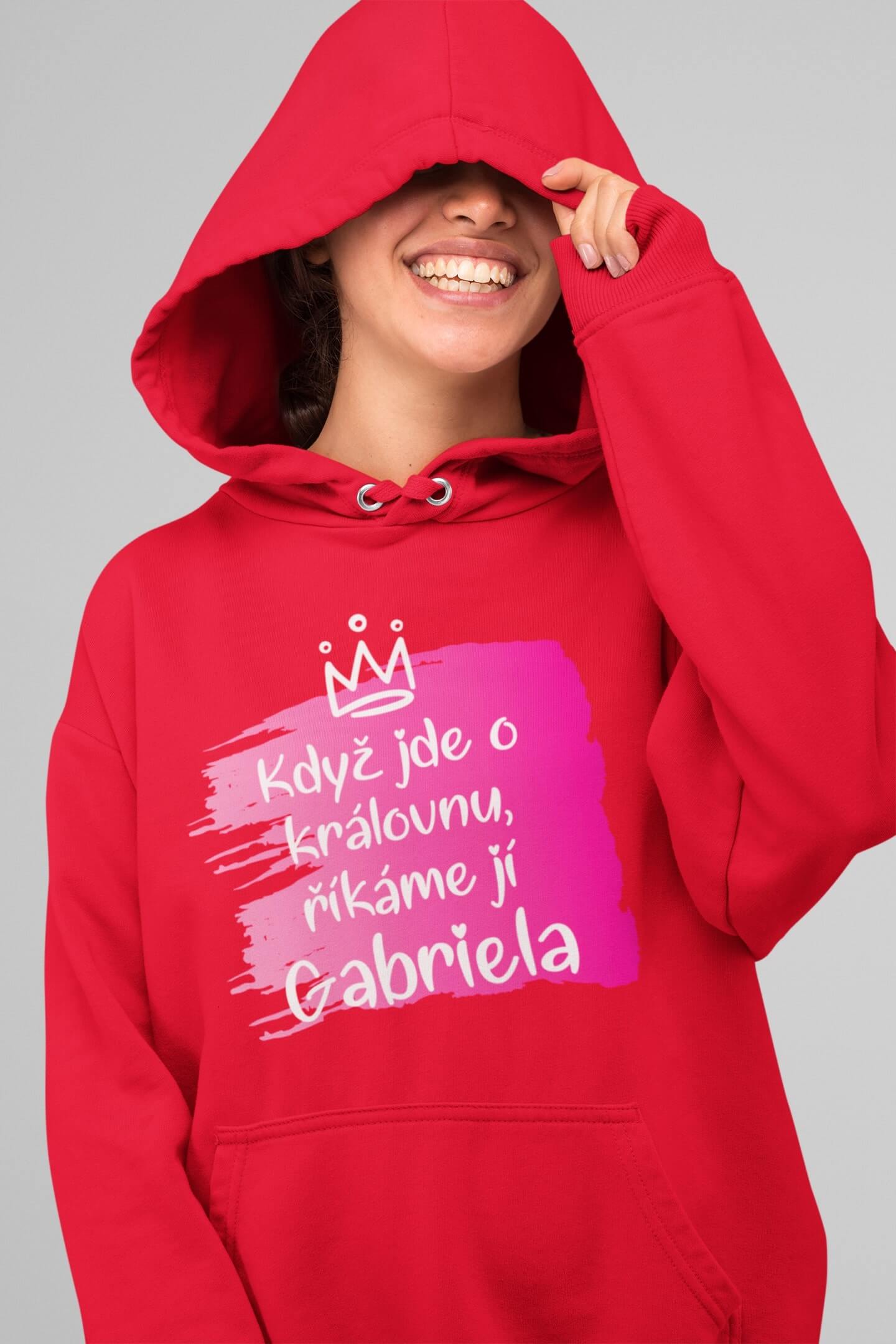 Dámská mikina Gabriela Barva: Červená