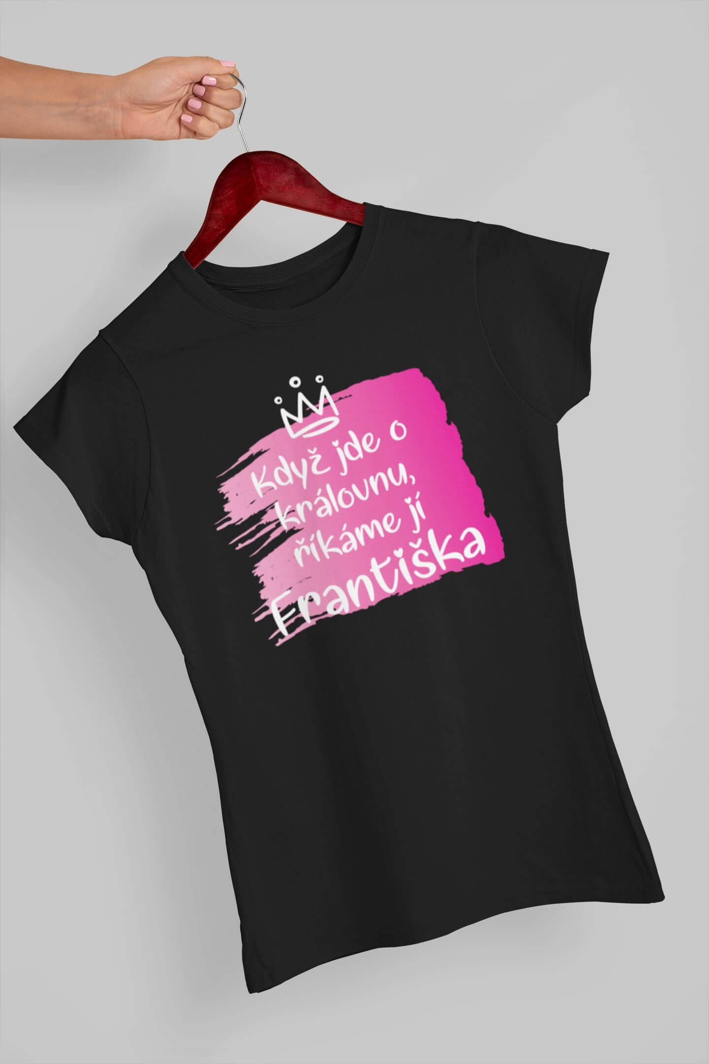 Dámské tričko Františka Barva: Černá