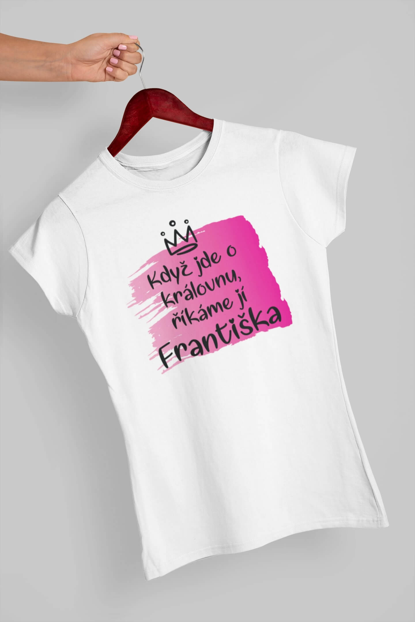 Dámské tričko Františka Barva: Bíla