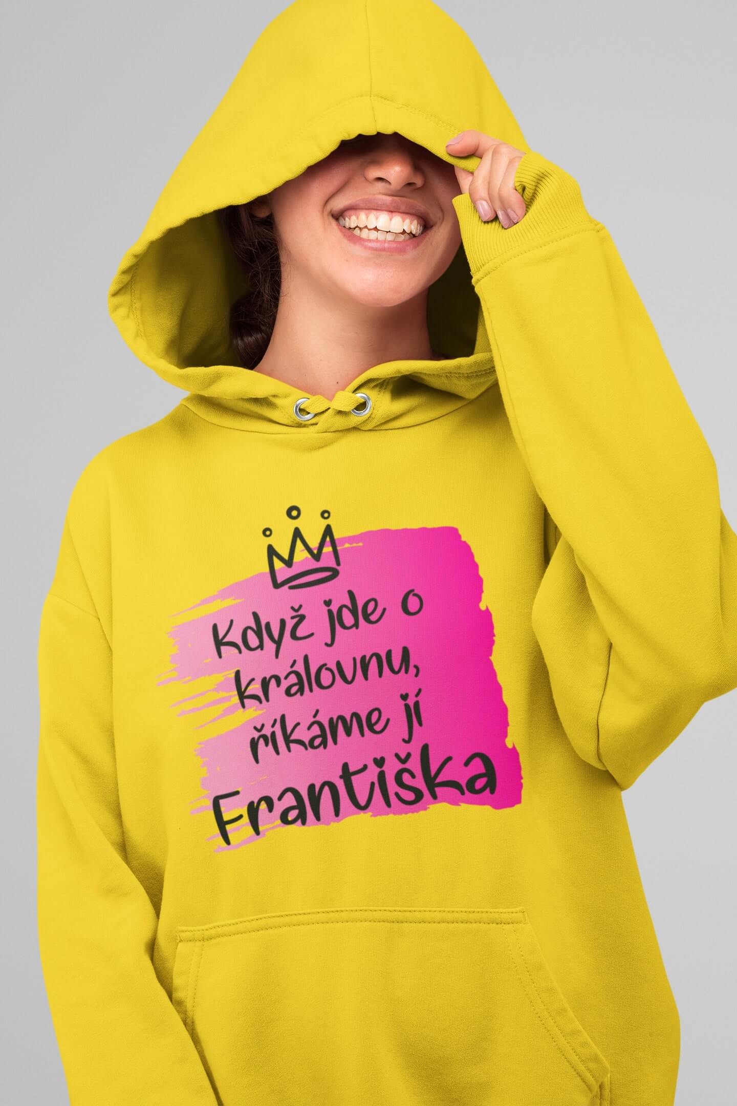 Dámská mikina Františka Barva: Žlutá