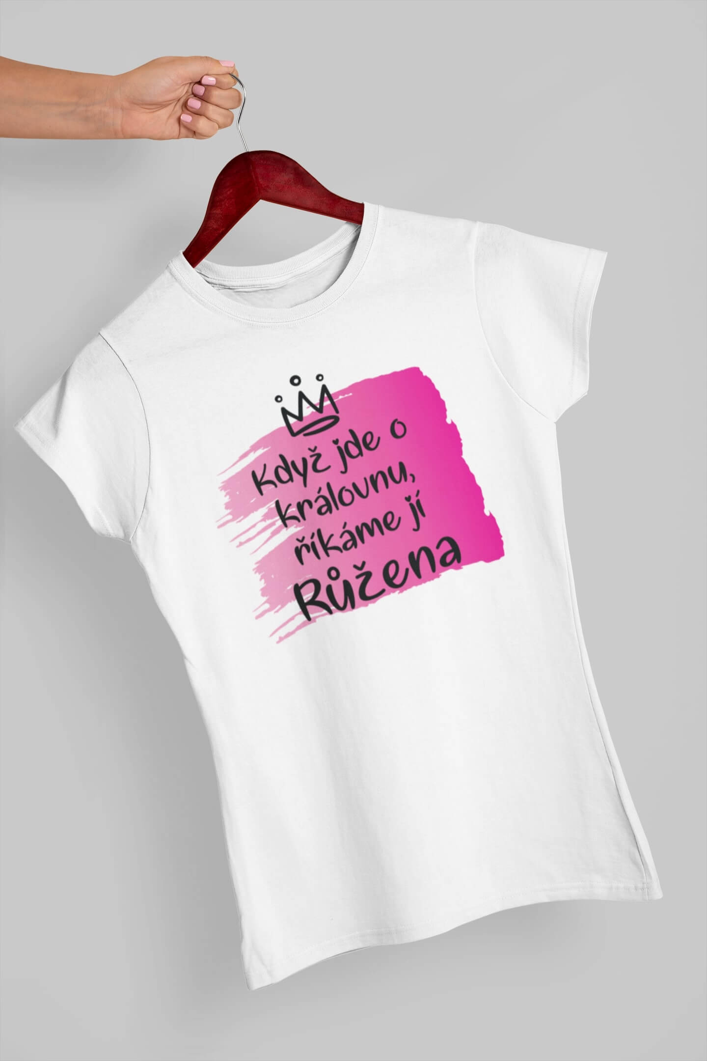 Dámské tričko Růžena Barva: Bíla