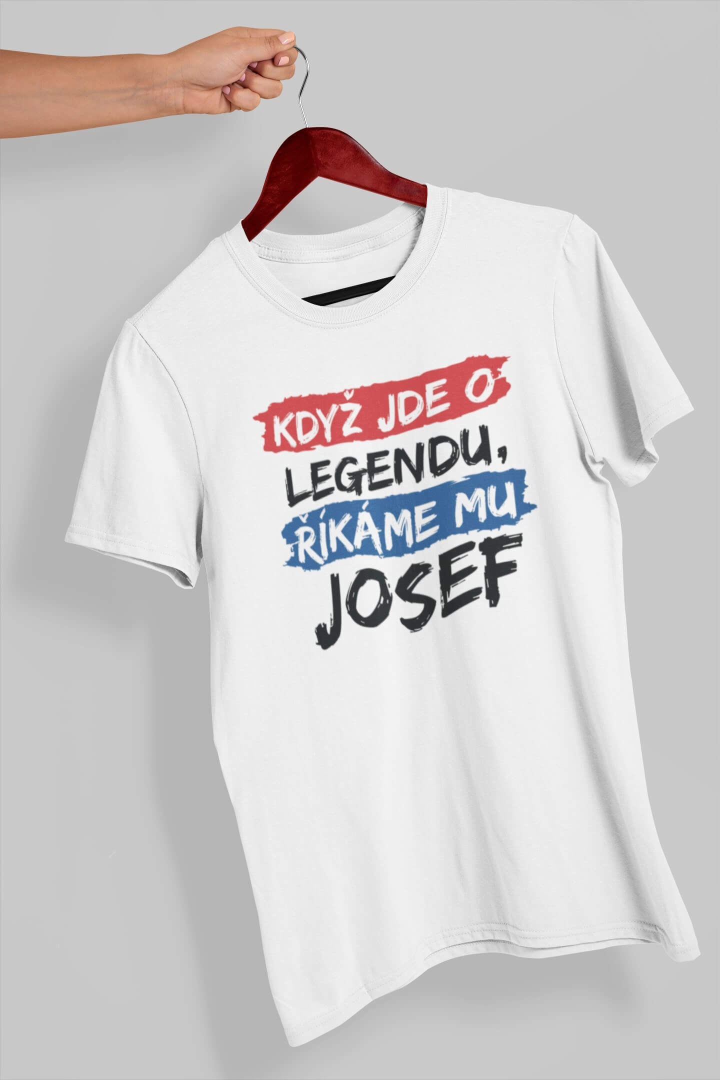 Pánské tričko Josef Barva: Bíla