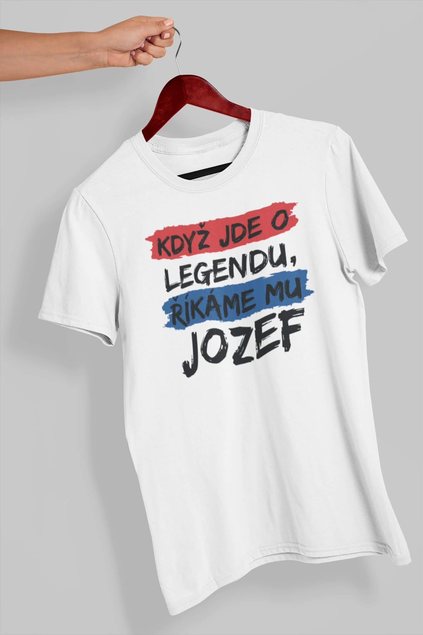 Pánské tričko Jozef Barva: Bíla