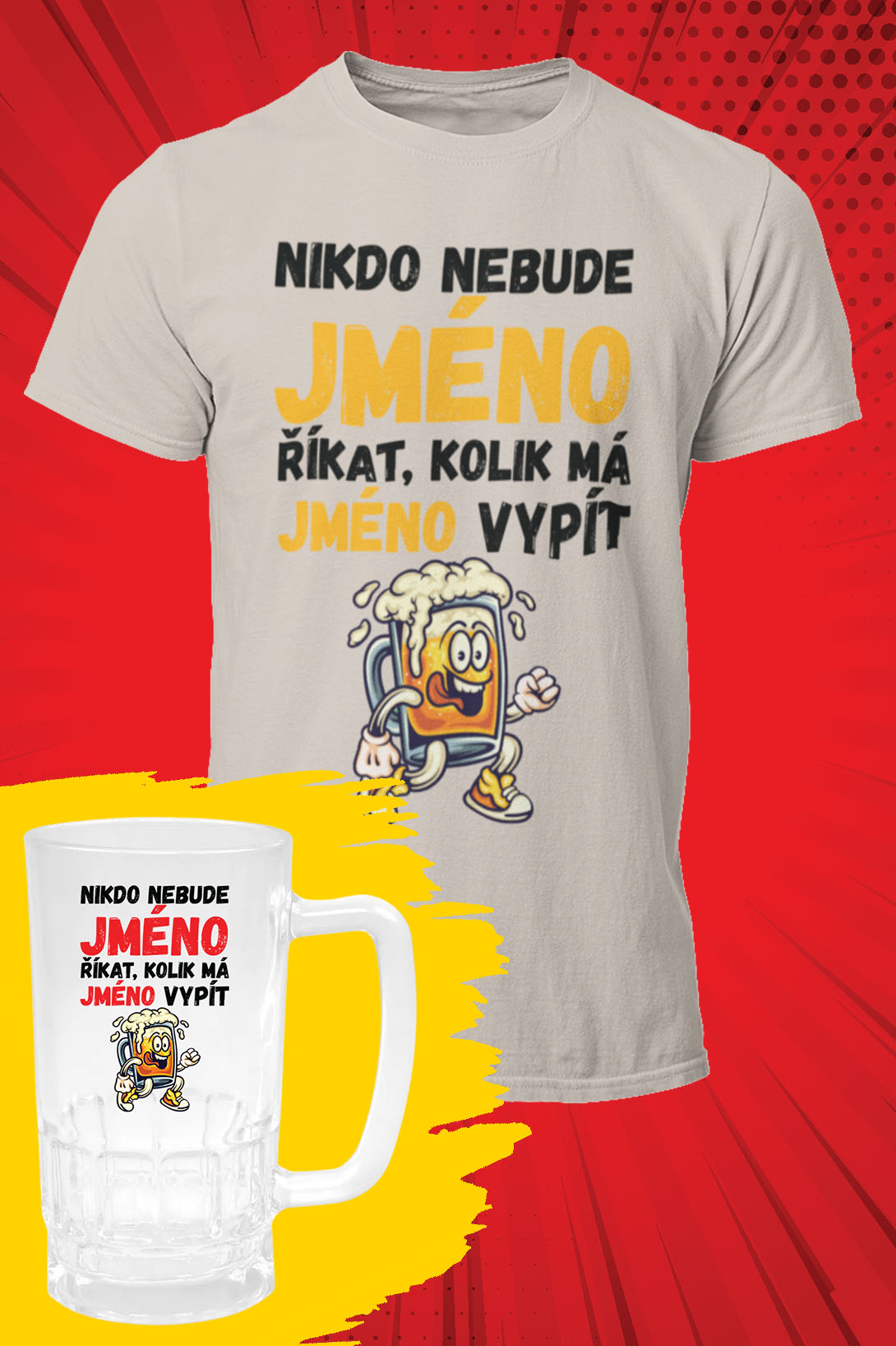 Pánské tričko Nikdo nebude říkat - SET Barva: Ledově šedá, Velikost: S