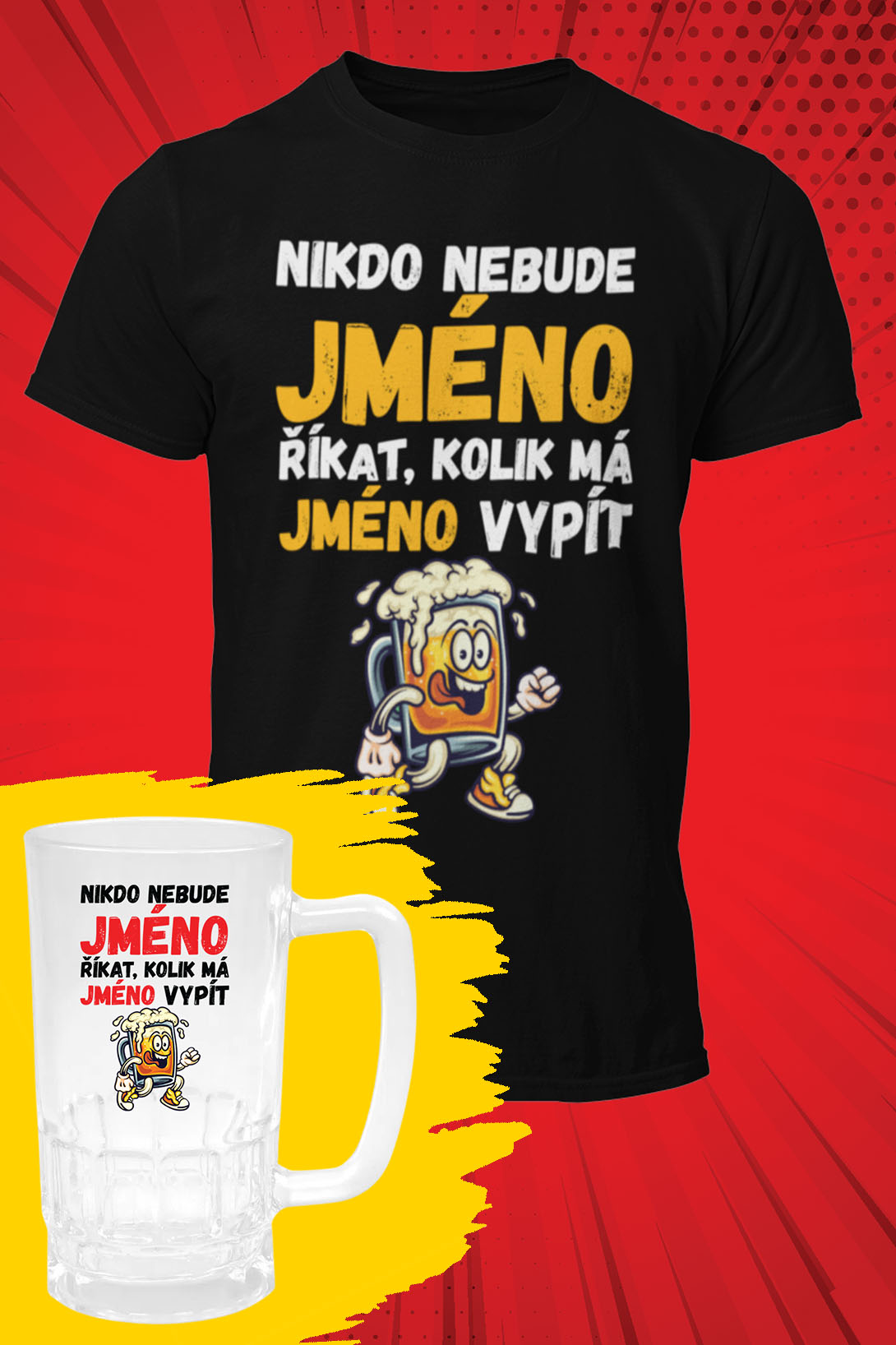 Pánské tričko Nikdo nebude říkat - SET Barva: Černá, Velikost: XS