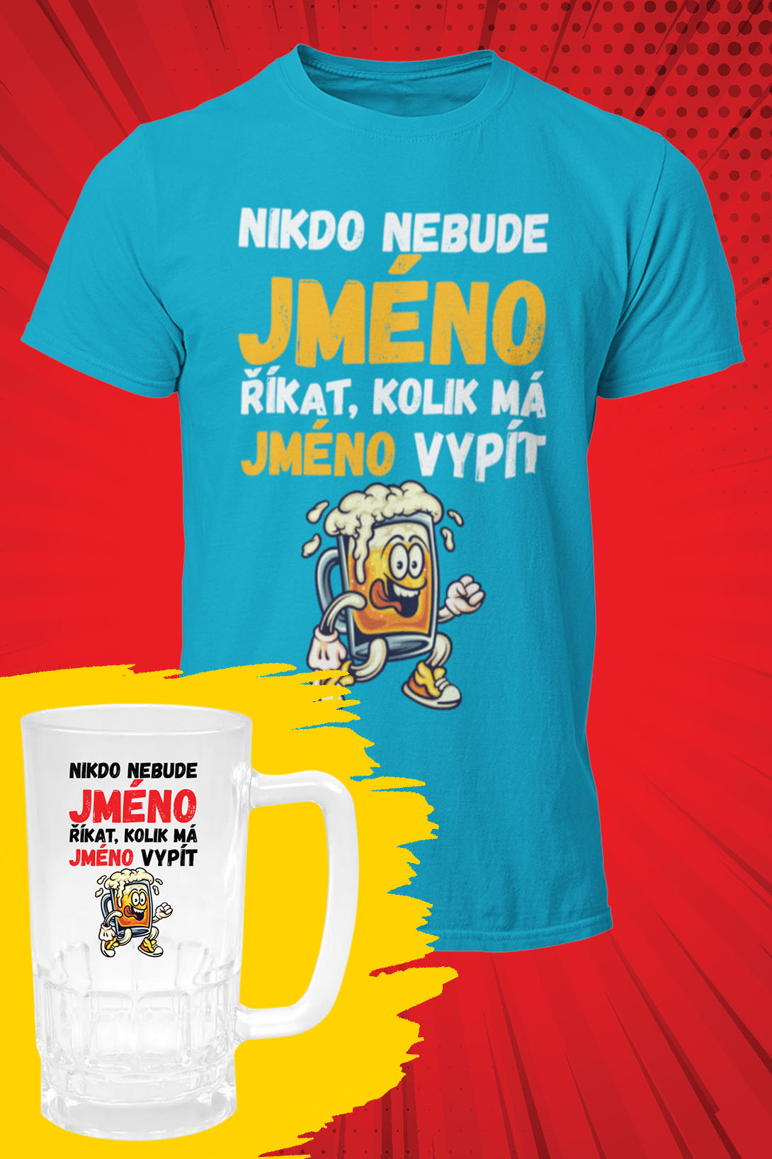 Pánské tričko Nikdo nebude říkat - SET Barva: Tyrkysová, Velikost: XS